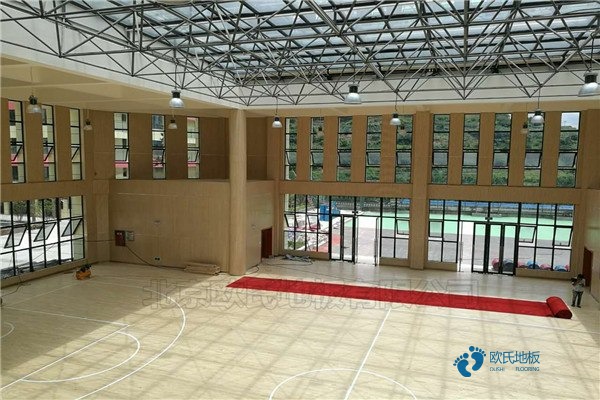 国产篮球场木地板施工方案1